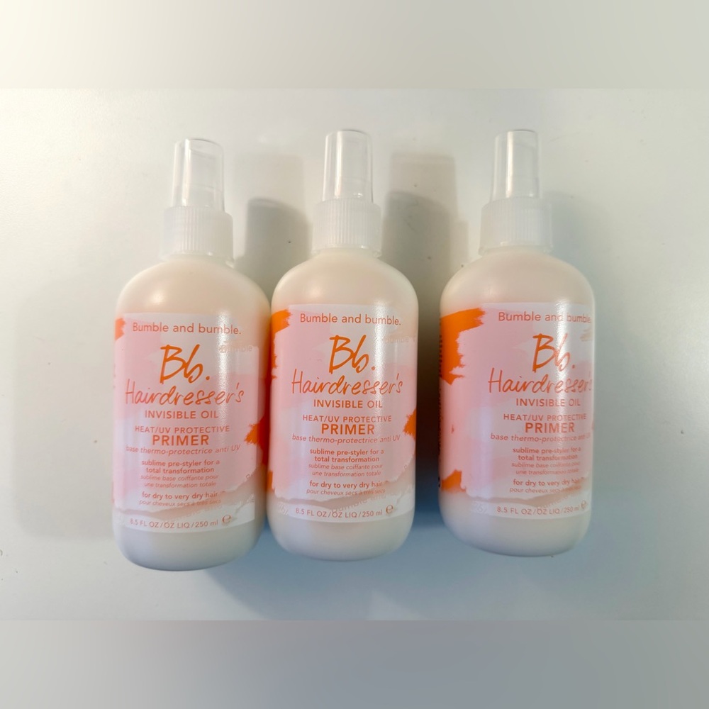Bumble & bumble Invisible Oil Leave-in Conditioner | 3 full size bottles| NEW
